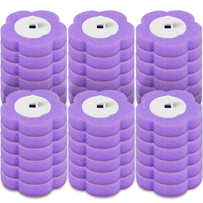 24/72Pcs Disposable Toilet Brush Long Handle Wall-Mounted Wc Cleaning Tool Kit with Replaceable Brush Head Bathroom Accessories